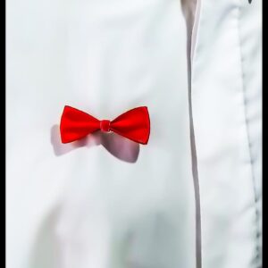 Prendedor Moño Rojo